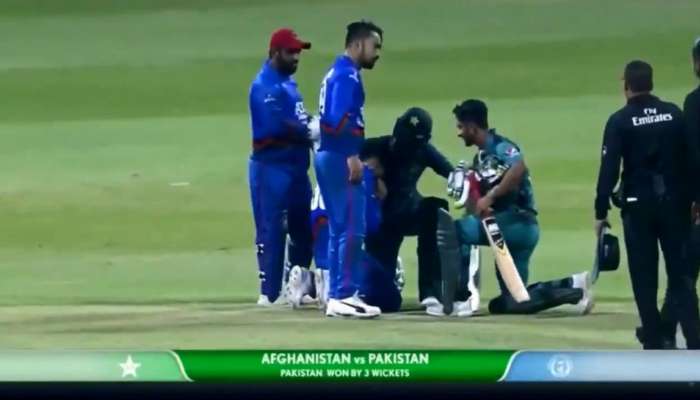 अफगाणिस्तानचा क्रिकेटपटू मैदानातच रडला