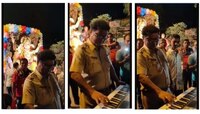 व्हायरल व्हिडिओ : वर्दीतील दर्दी कलाकार 