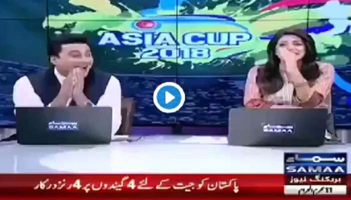पाकिस्तानी अॅंकरचे लाईव्ह शो दरम्यान अश्लील हावभाव, व्हिडिओ व्हायरल 