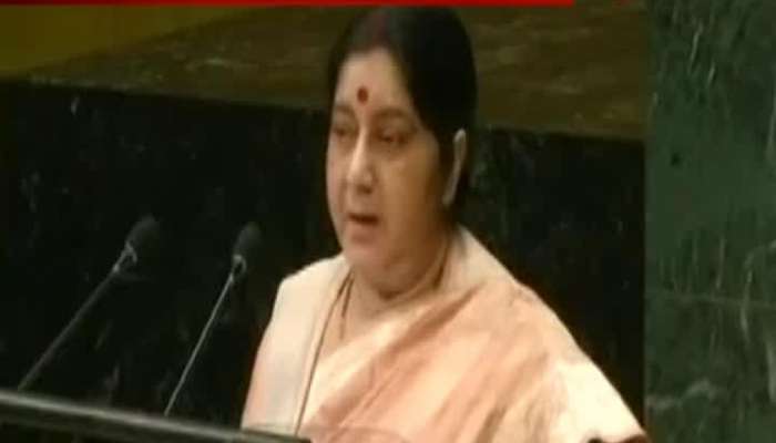 ushma Swaraj Address UN General Assembly