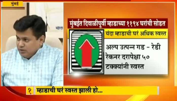 Mumbai Uday Samant On Mhada Housing Lottery