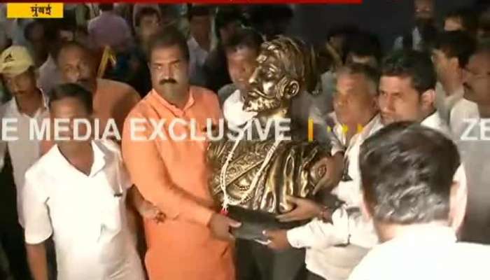 Mumbai Shivaji Maharaj Statue Taken Back After Cancellation Of Program