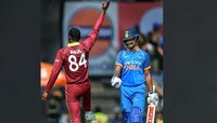 शिखर धवनला वेस्ट इंडिजच्या बॉलरचं 'जशास तसं' उत्तर