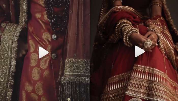 VIDEO : ...असा साकारला दीपिकाचा लग्नातील लेहंगा, रणवीरची भरजरी शेरवानी