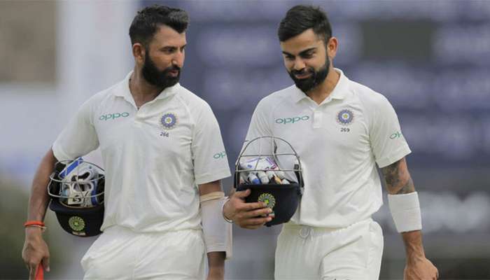 आयसीसी क्रमवारीत विराट 'टॉप'वर कायम, पुजाराचीही उसळी