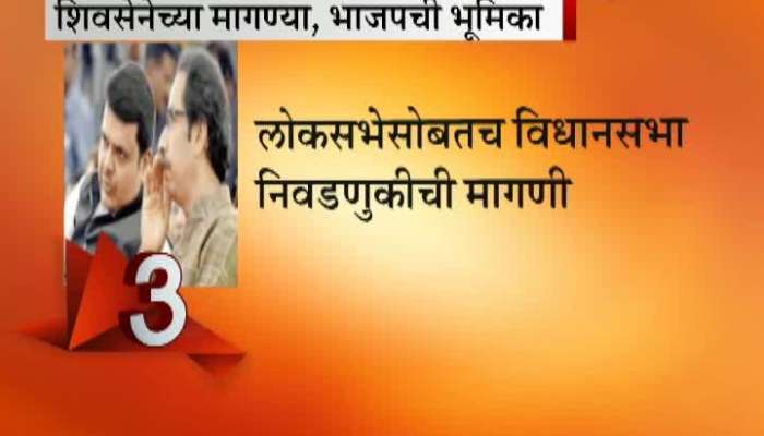 Shivsena Demands From BJP To Make Alliance For Upcoming Election.mp4