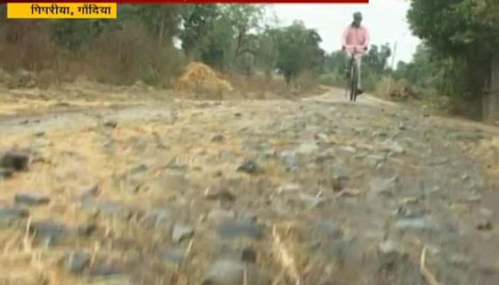 Gondia,Pimparia Zee Helpline On Bad Road Condition