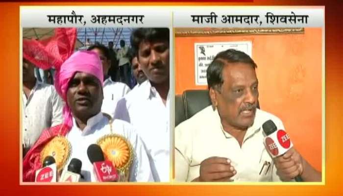 Ahmednagar Shivsena Leader Anil Rathod And Babasaheb Bakle On Muncipal Corporation Election