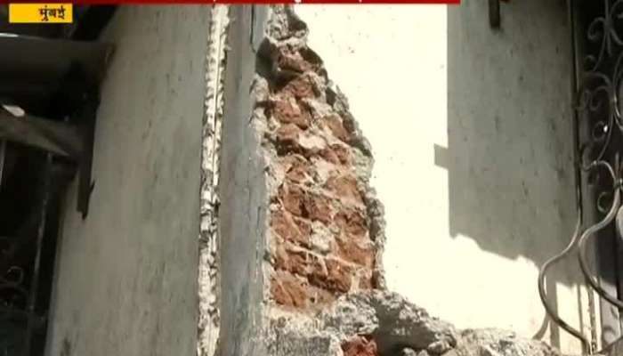 mumbai metro 3 work many houses affected with cracks on walls