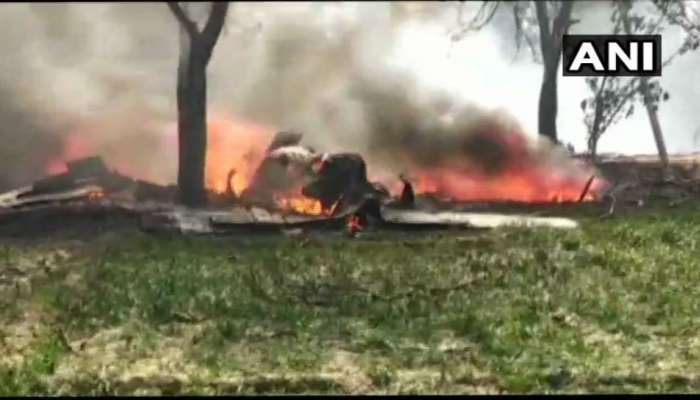 वायुदलाच्या लढाऊ विमानाला उत्तर प्रदेशात अपघात 