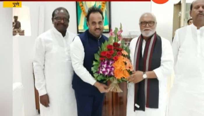 Pune Chhagan Bhujbal Visit Kakade At His Office