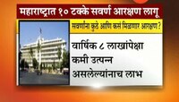 मुंबई | सवर्ण आरक्षणाचा कायदा महाराष्ट्रातही लागू