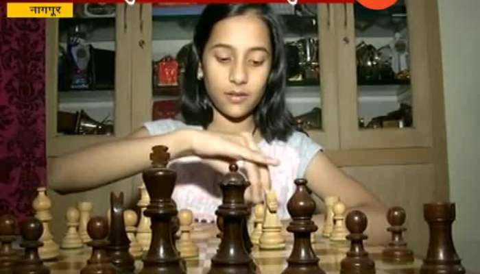 Nagpur Divya Deshmukh Playing Chess To Get Shiv Chhatrapati Award