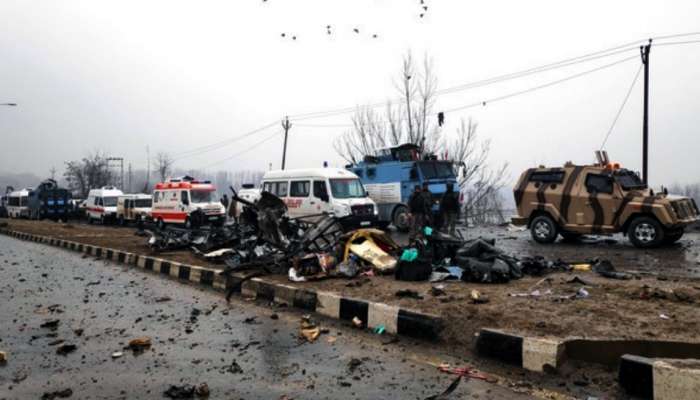 काश्मीरमधील सर्वात मोठा दहशतवादी हल्ला, सीआरपीएफचे ४४ जवान शहीद