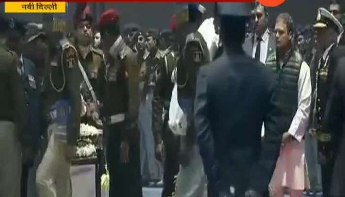  New Delhi Rahul Gandhi Pay Homage To Slain CRPF Jawans