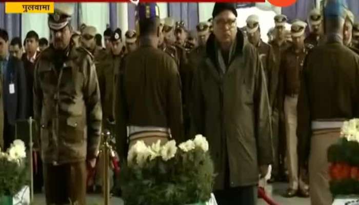 Rajnath Singh Enter And Visit In Pulwama