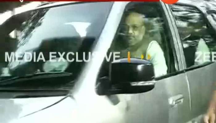  Mumbai BJP Leader Amit Shah With CM Devendra Fadnavis And Piyush Goyal Reached Matoshree