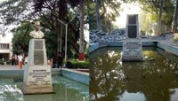 राम गणेश गडकरींच्या जागी संभाजी महाराजांचा पुतळा बसवल्यानं खळबळ