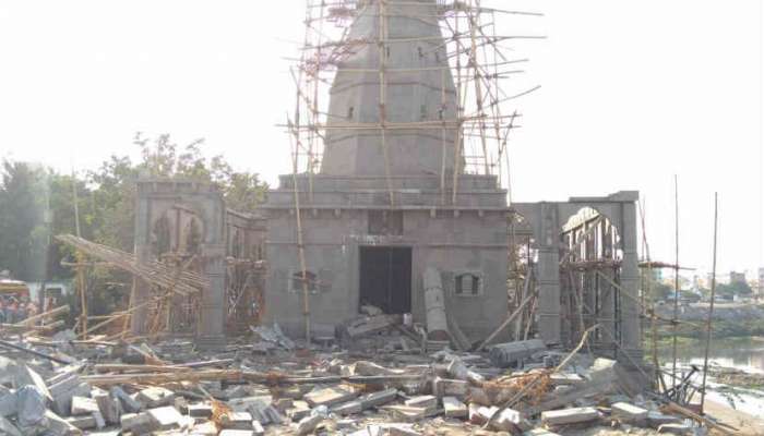 पुण्यात मंदिराच्या बांधकामादरम्यान स्लॅब कोसळला; दोन मजुरांचा मृत्यू