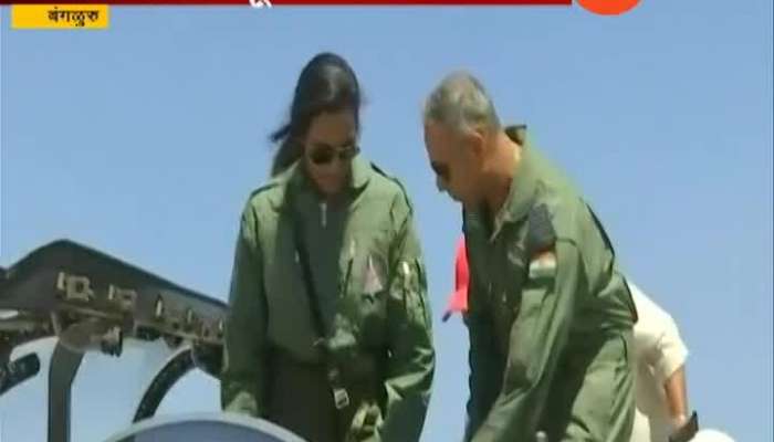PV Sindhu Flies In Made In India Tejas Fighter At Bengaluru Air Show Update