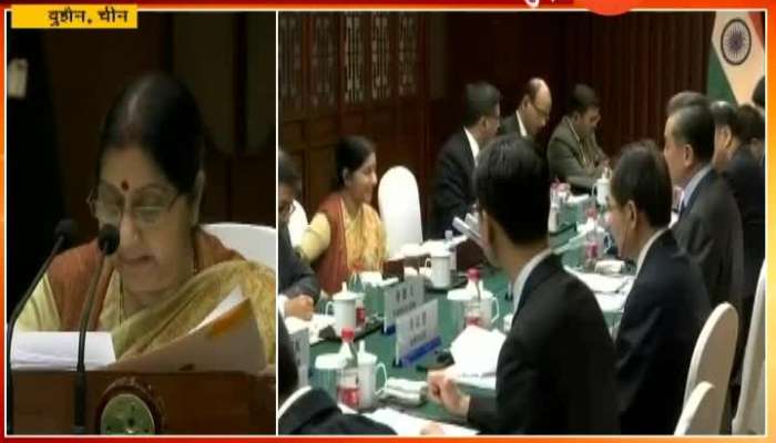 China 16th Russia India China Meet Sushma Swaraj Raise Pakistan Terror Issue