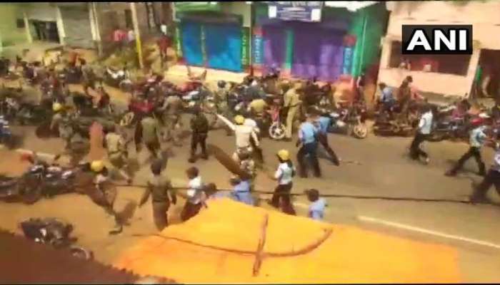 बंगालमध्ये भाजपाच्या &#039;विजय संकल्प रॅली&#039;वर पोलिसांचा लाठीचार्ज