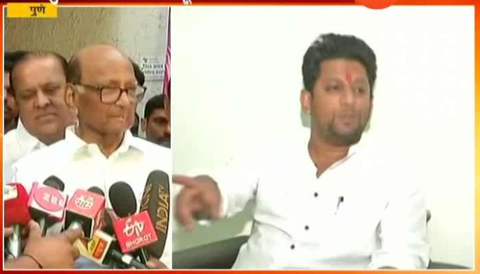 Pune Sharad Pawar On Sujay Vikhe Patil Contest From Nagar Loksabha Election