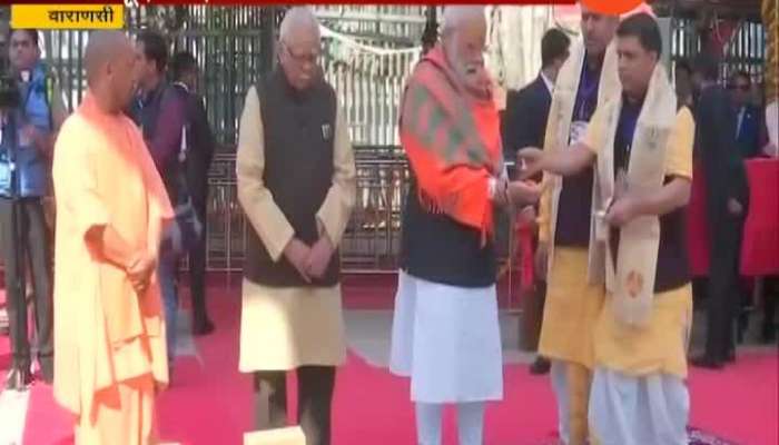  Varnashi PM Narendra Modi At Kashi Vishwanath Temple