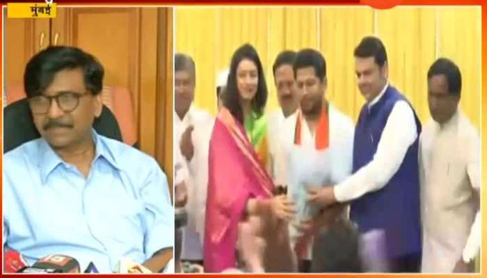  Mumbai Shivsena MP Sanjay Raut Invited Radhakrishna Vikhe Patil To Join Shivsena