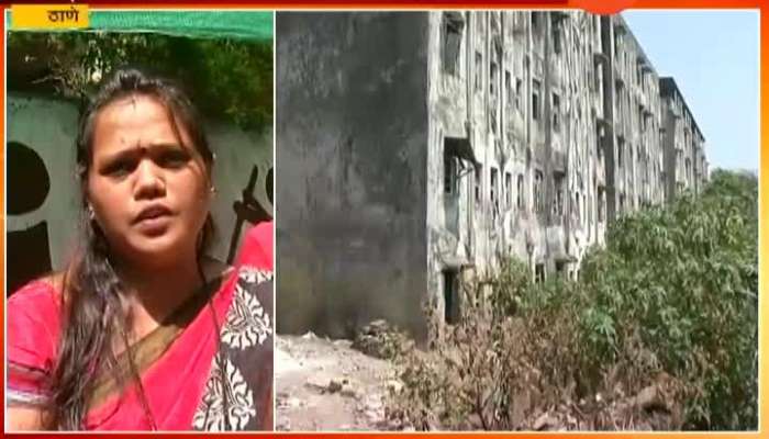 Zee 24Taas Impact Thane Railway Started Demolation Drive Of Dangerous Empty Building