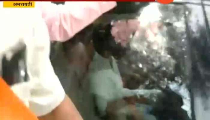 Amravati Aaditya Thackeray Use Car On Anandrao Adsul Power Demonstration