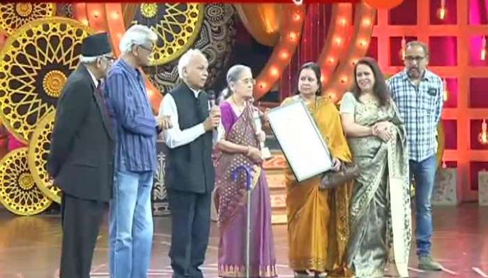Spotlight Jayant Savarkar Recived Zee Natya Jeevan Gaurav Award