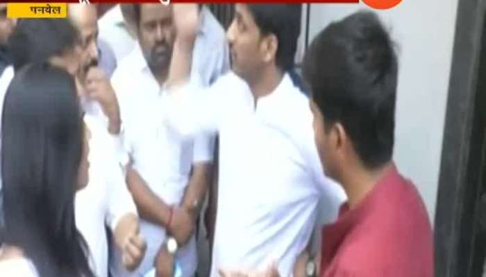 Panvel NCP Contestant Parth Pawar Running On Street To Attend Election Rally On Time