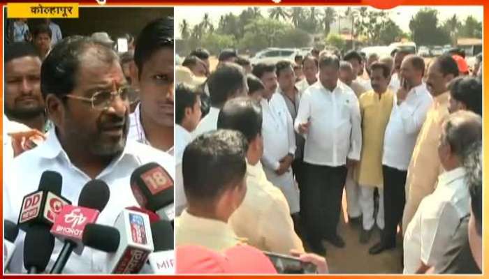 Kolhapur Raju Shetti Criticise BJP Minister Chandrakant Patil