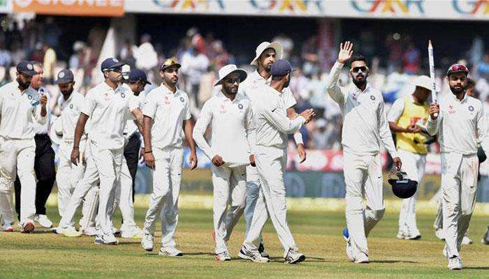 टेस्ट रँकिंगमध्ये भारतीय टीम अव्वल, आयसीसीकडून १० लाख डॉलरचं बक्षीस