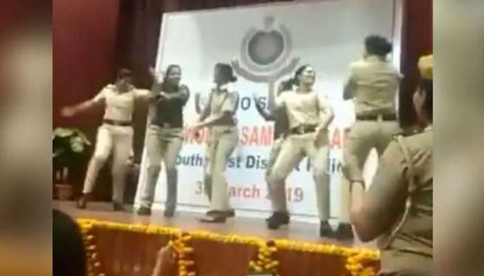 व्हिडिओ : सपना चौधरीच्या गाण्यावर 'लेडी सिंघम'नं धरला ताल