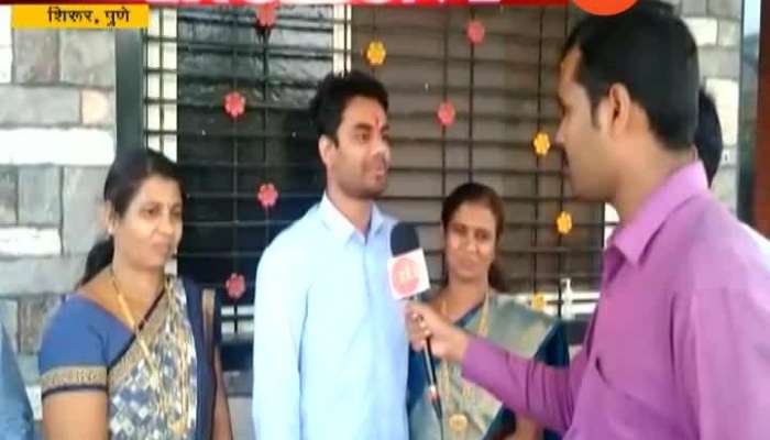 Pune,Shirur Interview OOf UPSC Passed Out Nachiket Shelke