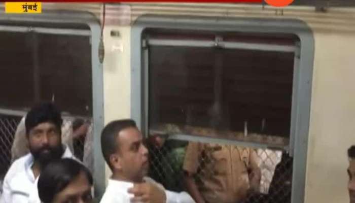 Mumbai Milind Deora Travelling By Local Train From CSMT To Mulund