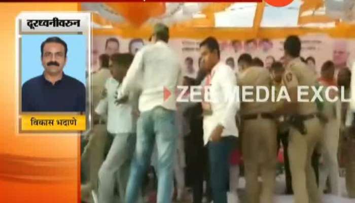 Jalgaon Amalner BJP Leader BS Patil Beaten By BJP Worker