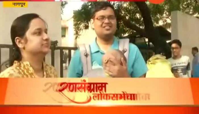 Couple From America Came To Nagpour For Voting In Lok Sabha General Election 2019