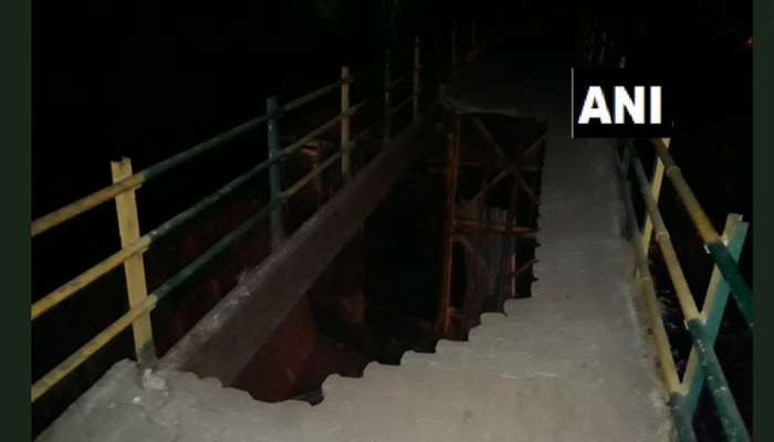 नवी मुंबईत पादचारी पुलाचा भाग कोसळला, दोन जखमी