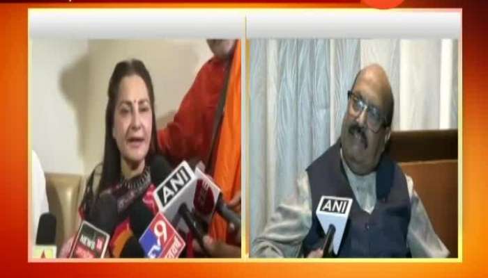 LS Polls Jaya Prada And Amar Sinh Critics On Azam Khan For Contoversial Statement