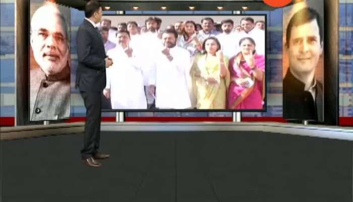 Latur Amit Deshmukh Casts His Vote With His Family