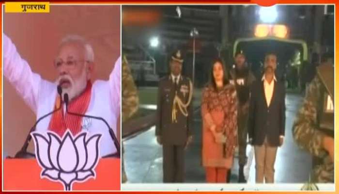 Gujrat PM Narendra Modi On Warning To Pakistan If Wing Commander Abhinandan Varthaman Does Not Return