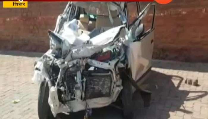 Pune Nagar Highway Near Shirur Four Dead In Car Accident
