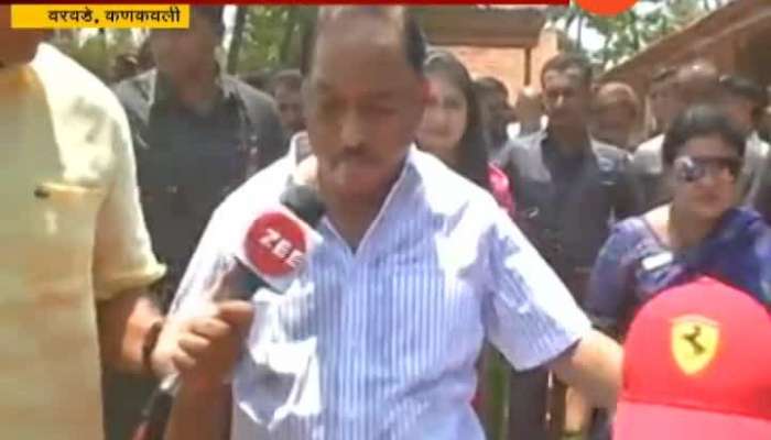 Kankavli,Varvade Narayan Rane Casts His Vote With Family