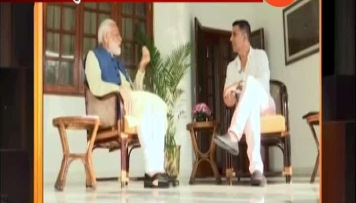 lok sabha election 2019 Akshay Kumar takes interview of Narendra Modi