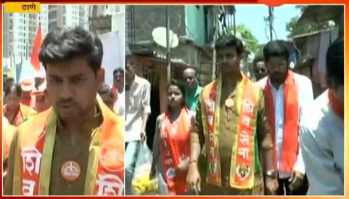 Thane Shivsena Candidate Shrikant Shinde Campaigning For Fourth Phase Of Lok Sabha Election