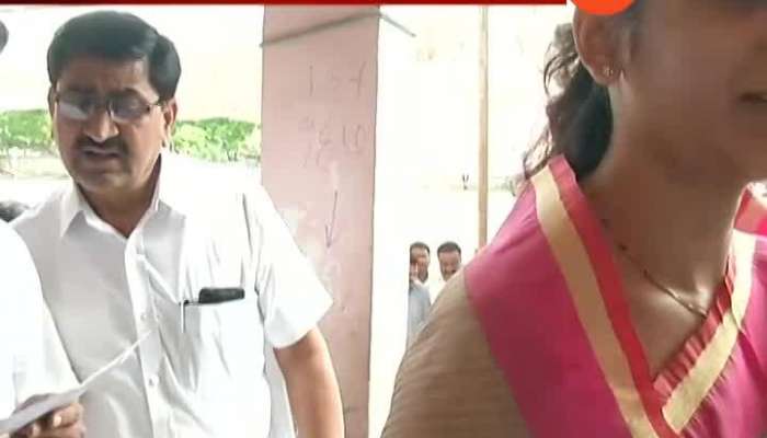 Shirdi Sujay Vikhe Patil With Father Radhakrishna Vikhe Patil Cast His Vote