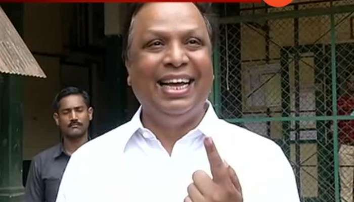 Mumbai BJP Ashish Shelar Cast His Vote For LS General Election